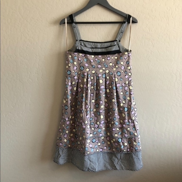 BCBGMAXAZRIA stripe and polka dot print dress - Picture 3 of 7